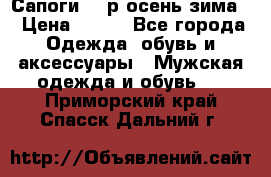 Сапоги 35 р.осень-зима  › Цена ­ 700 - Все города Одежда, обувь и аксессуары » Мужская одежда и обувь   . Приморский край,Спасск-Дальний г.